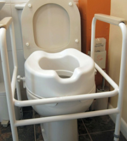 elevated toilet seats